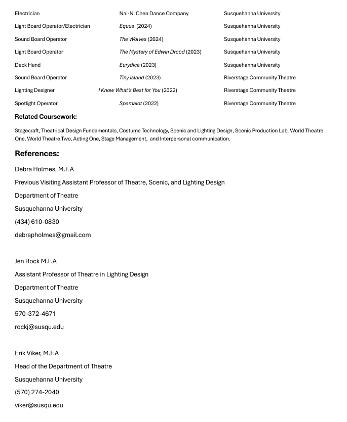 Resume